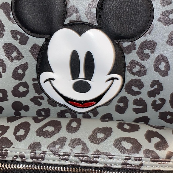 Mickey Leopard Print Backpack - Picture 2 of 11